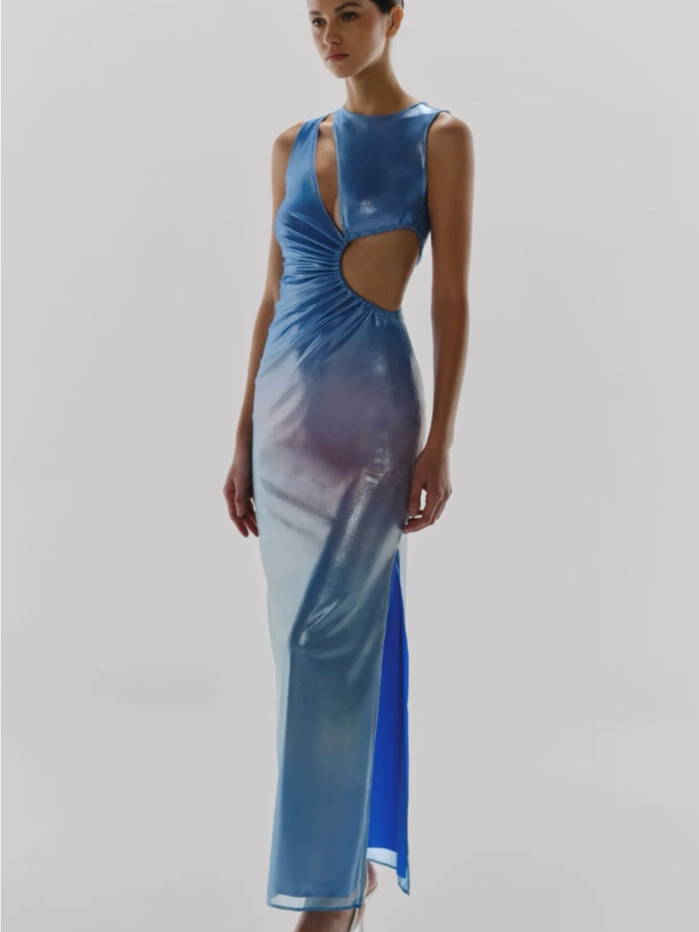Vittoria Maxi Dress in Blue